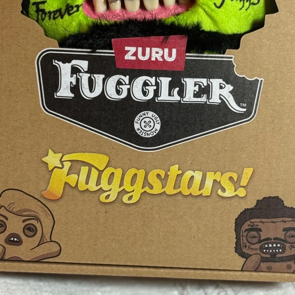 RARE Zuru Fuggler Fuggstarsy Rhymer McSlimer Post Malone Green Ugly Monster NEW